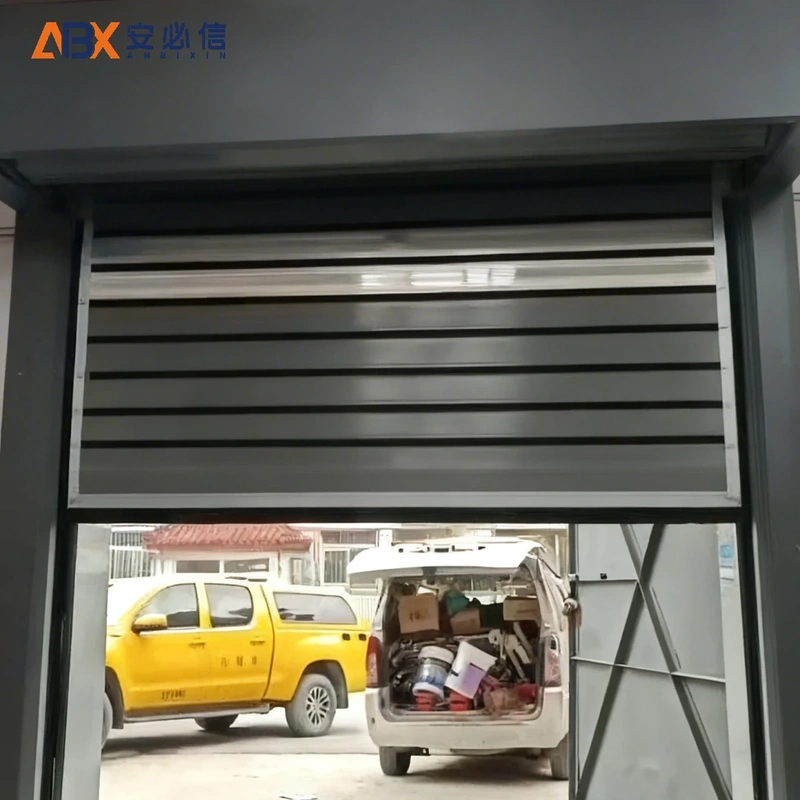 白银金属快速门
